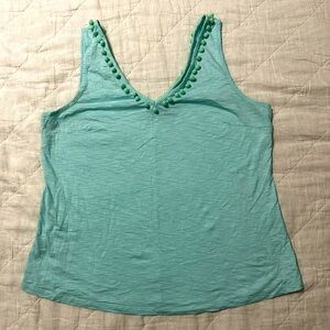EUC Lilly Pulitzer Gigi Tank in Resort Aqua Large